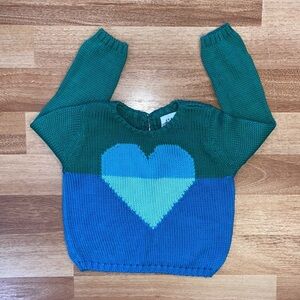 Vintage Baby Gap Heart Sweater size 6-12 months